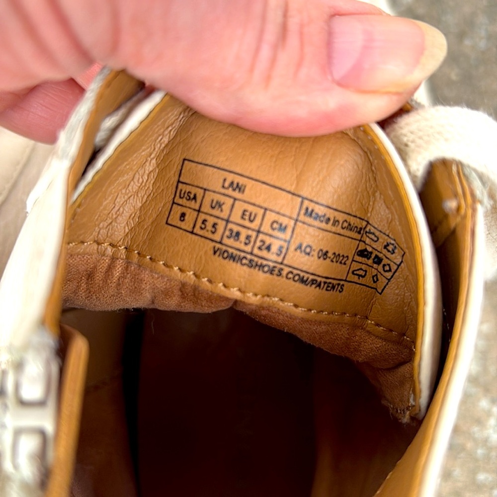 Vionic Lani White Leather Boots - image 3